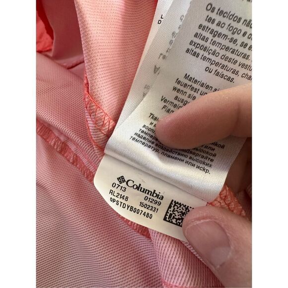 Columbia Women’s Pardon My Trench Rain Jacket in Juicy Coral Peach size Small - Picture 8 of 8